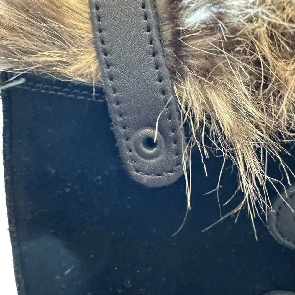 Sorel Joan of Arctic Tall Boots Black and Quarry